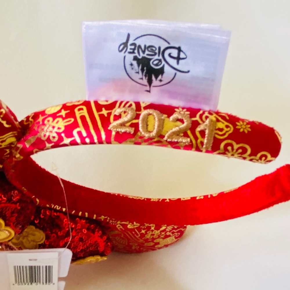 Chinese NewYear 2021 Golden Lunar MinnieMouse Ears - Picture 5 of 6